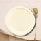 7 Inch Ivory Color Round Paper Dessert Plates 24 Count Party Supplies